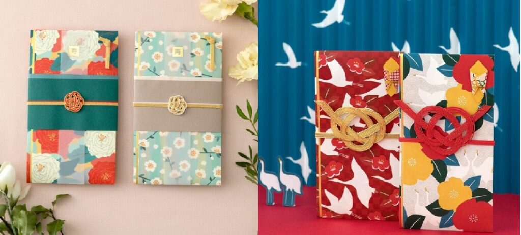 Colorful celebratory envelopes