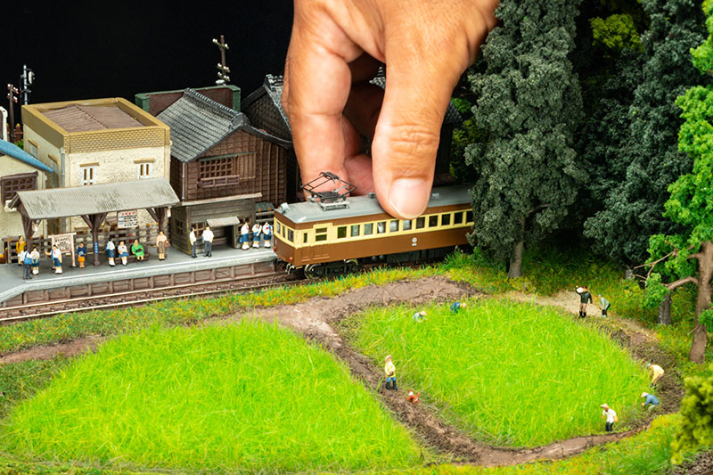 Making a diorama using N gauge (©Railway Honpo)