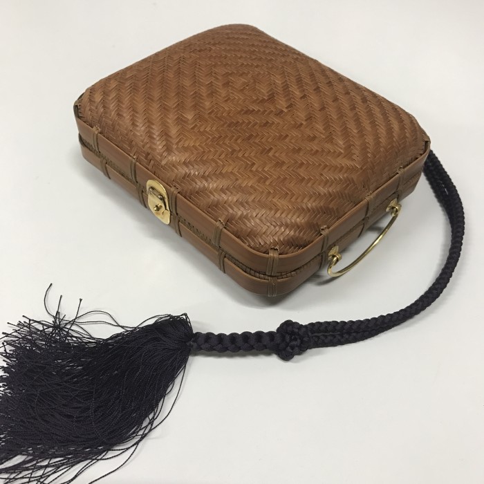 Tiffany (made by Takekiyo Watanabe) Sooted bamboo party bag