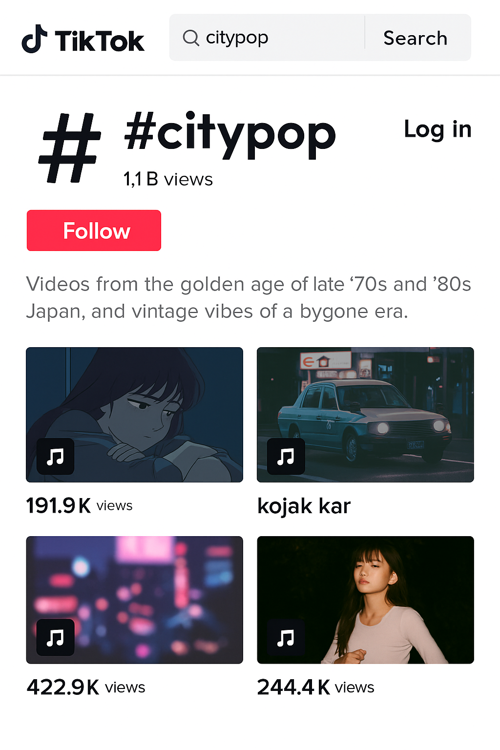 TikTok hashtag
