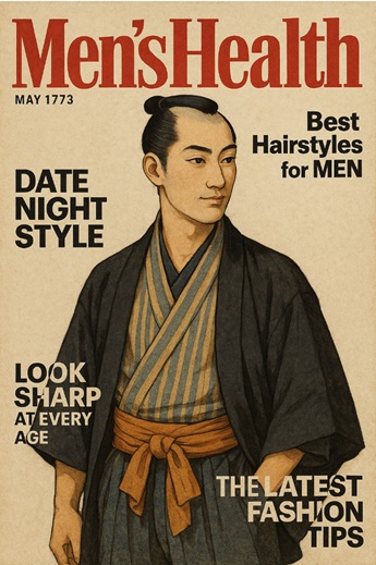 A modern-day Men's Health parody