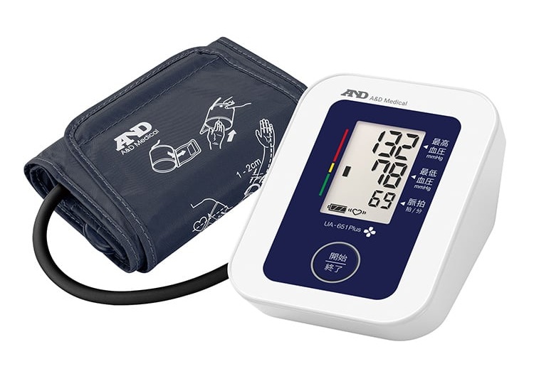 A&D_UpperArmBloodPressureMonitor_UA-651Plus
