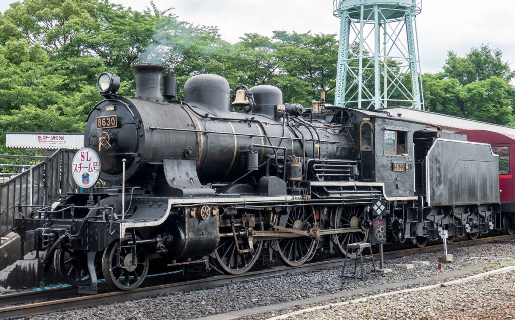JNR 8620-class steam locomotive No. 8630 ©A's railway.
