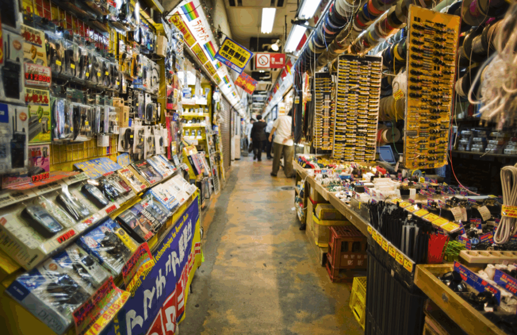 Akihabara Electric Town in its heyday