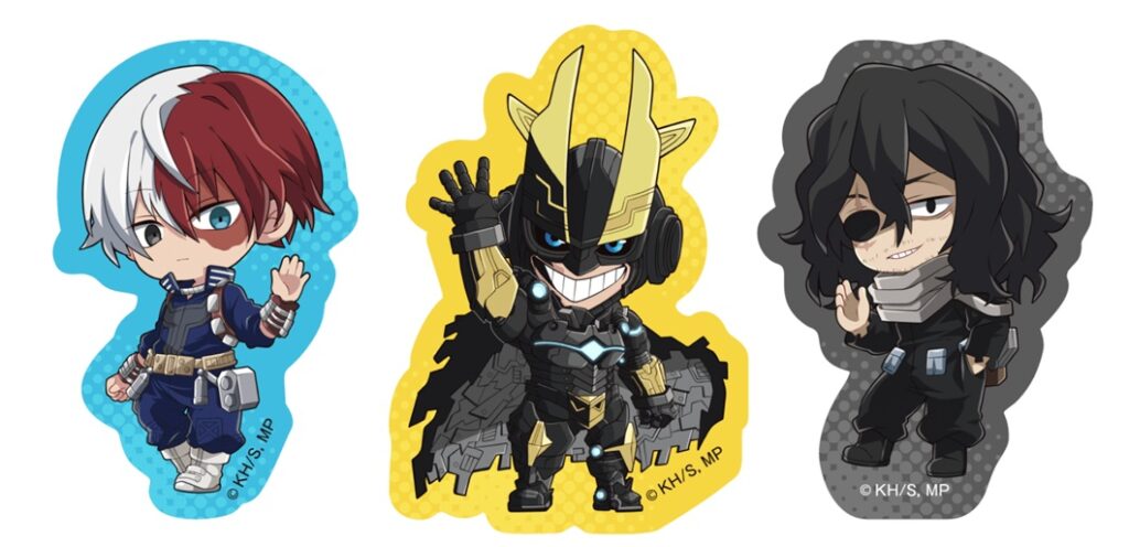My Hero Academia collaboration stickers