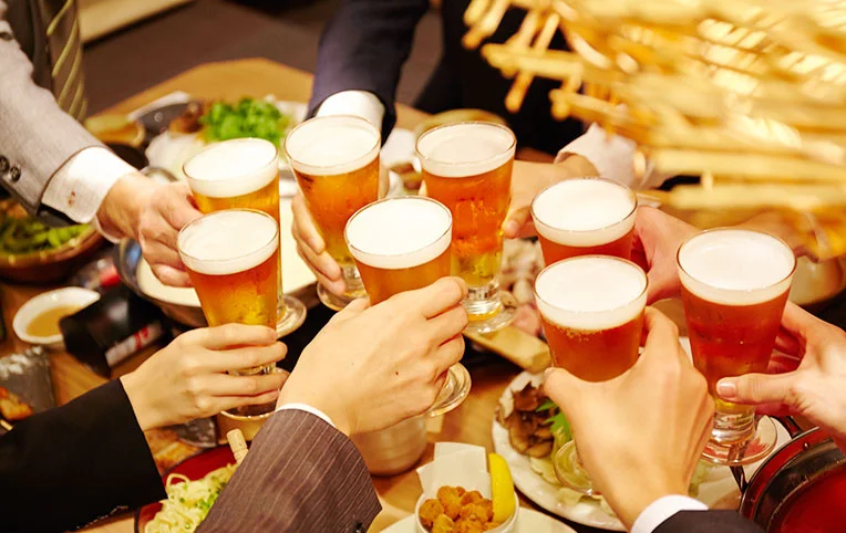 Izakaya reservations are essential during the year-end party season