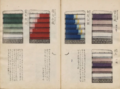 "Shoko Yoroiiro Ichiran" is a Japanese book from the Edo period that compiles the decorative colors of armor compiled by Homma Hyakuri and is housed at the Tokyo National Museum.